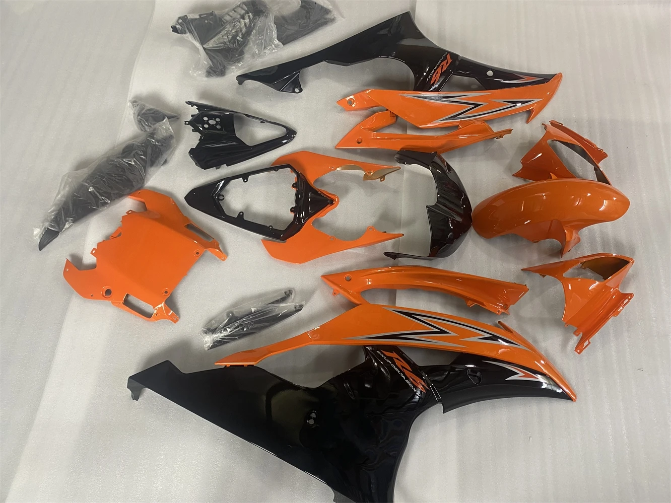 Motorcycle Fairing Kit Suitable for Yamaha R6 08-16 YZF600 2008 2009 2010 2011 2012 2013 2014 2015 2016 Fairing Orange Black