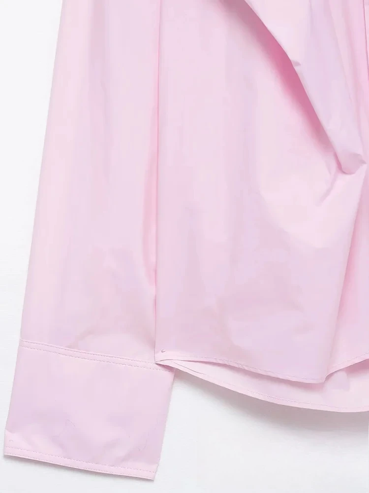 KONDALA Casual Chic Solide Frauen Shirts Flauschigen Schultern Einreiher Lose Bluse Mode 2025, Frühling Sommer Shirts Tops