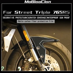 For Triumph Street Triple 765RS Modification 3D carbon fiber stickers protection sticker decorative sticker accessories