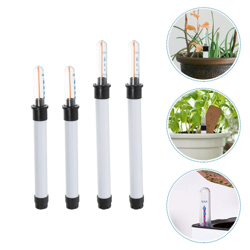 

4 Pcs Water Level Scale Tank Plant Meter Moisture House Plants Gauge Display Indicator Reminder Gauges Potted Child