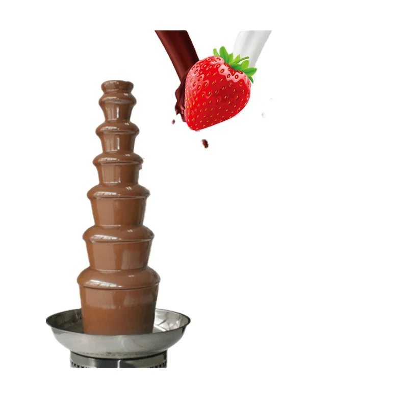 

Stainless Steel Chocolate Fondue Fountain and Processing Machine Wedding Catering Equipment