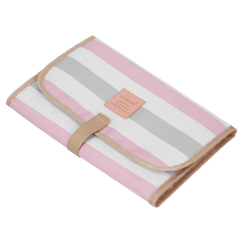 New Portable Striped Baby Changing Pad Foldable Leak-proof Newborn Diaper Changing Pad Travel Large Baby Nappy Changing Table