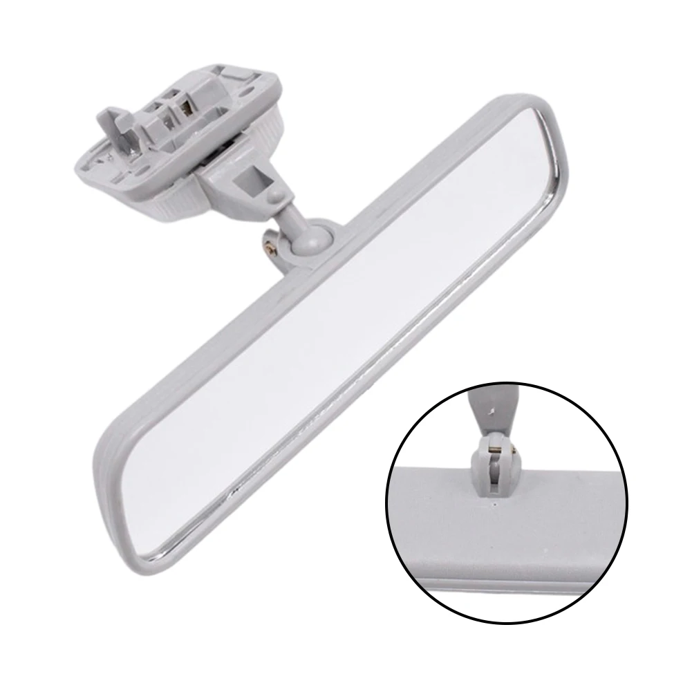 

For Replacement Rearview Mirror Gray ABS glass Heat Resistant Anti-aging Pressure Resistant Quick Installation