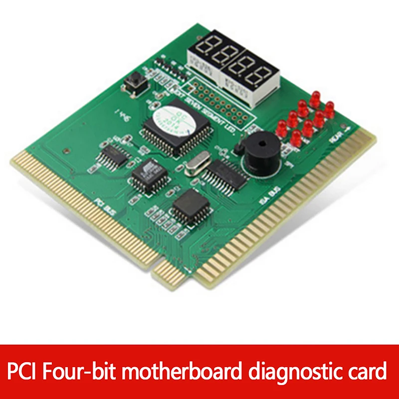 AK PCI & ISA Motherboard Tester Diagnostics Display 4-Digit PC Computer Mother Board Debug Post Card Analyzer