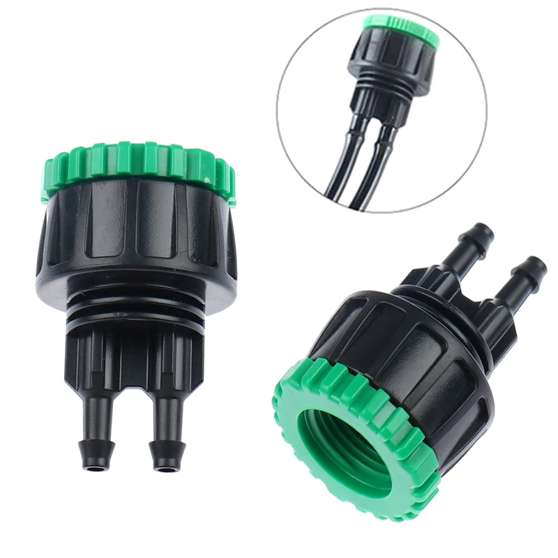 Garden Hose Connector 1/4" to 1/2" 3/4" Female Y Irrigation 4/7 Adapter Watering Tool Gift