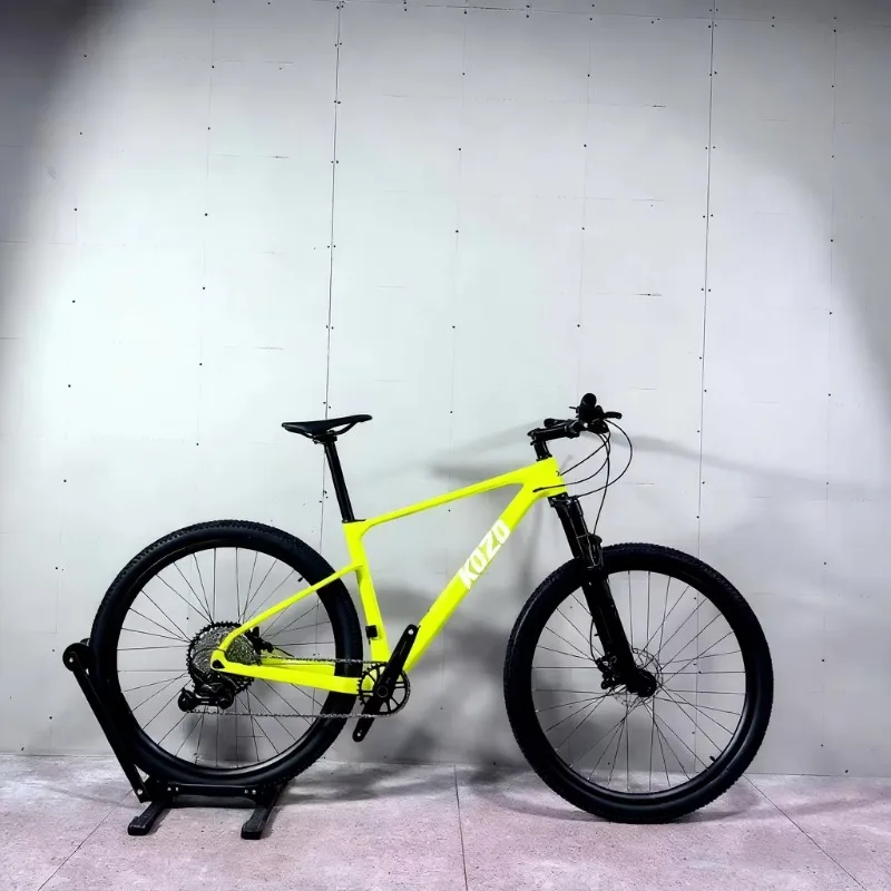 Factory Price Kozo Carbon Fiber Mountain Bike Mtb Bicycle 29er Adult Hardtail MTB Hydraulic Disc Brakes with Four Pistons