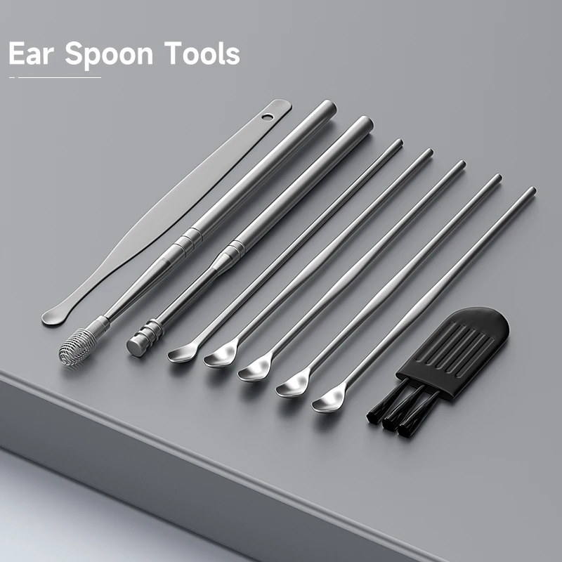 Ear Cleaner Camera 4.2MM WiFi Ear Wax Removal Tool Take Photo HD1080P Visual Ear Pick Ear Spoon Waterproof 6 LEDs USB C Charging