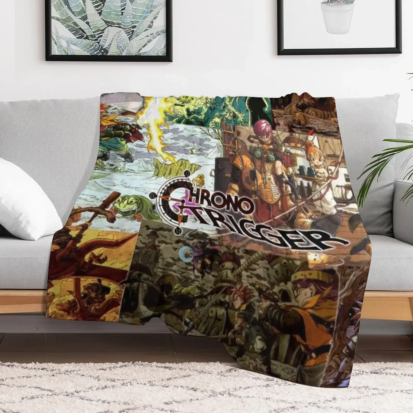 Chrono Trigger Throw Blanket Luxury christmas gifts Decorative Sofa Sofa Quilt Blankets