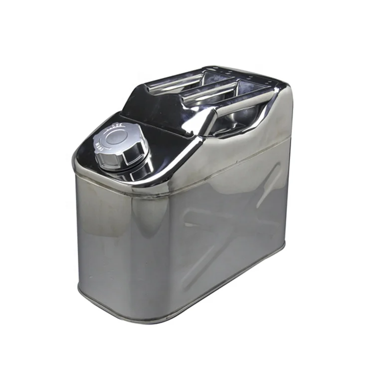 

suitable for 4X4 Accessories 10L Fuel Can Wholesale Stainless Steel 10 Liter Jerry