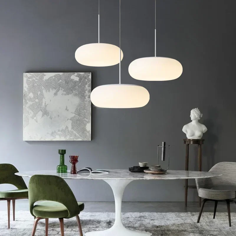 

Acrylic Ball Pendant Lamp Danish Designer Ceiling Suspension Hanging Light for Living Dining Room Kitchen Island