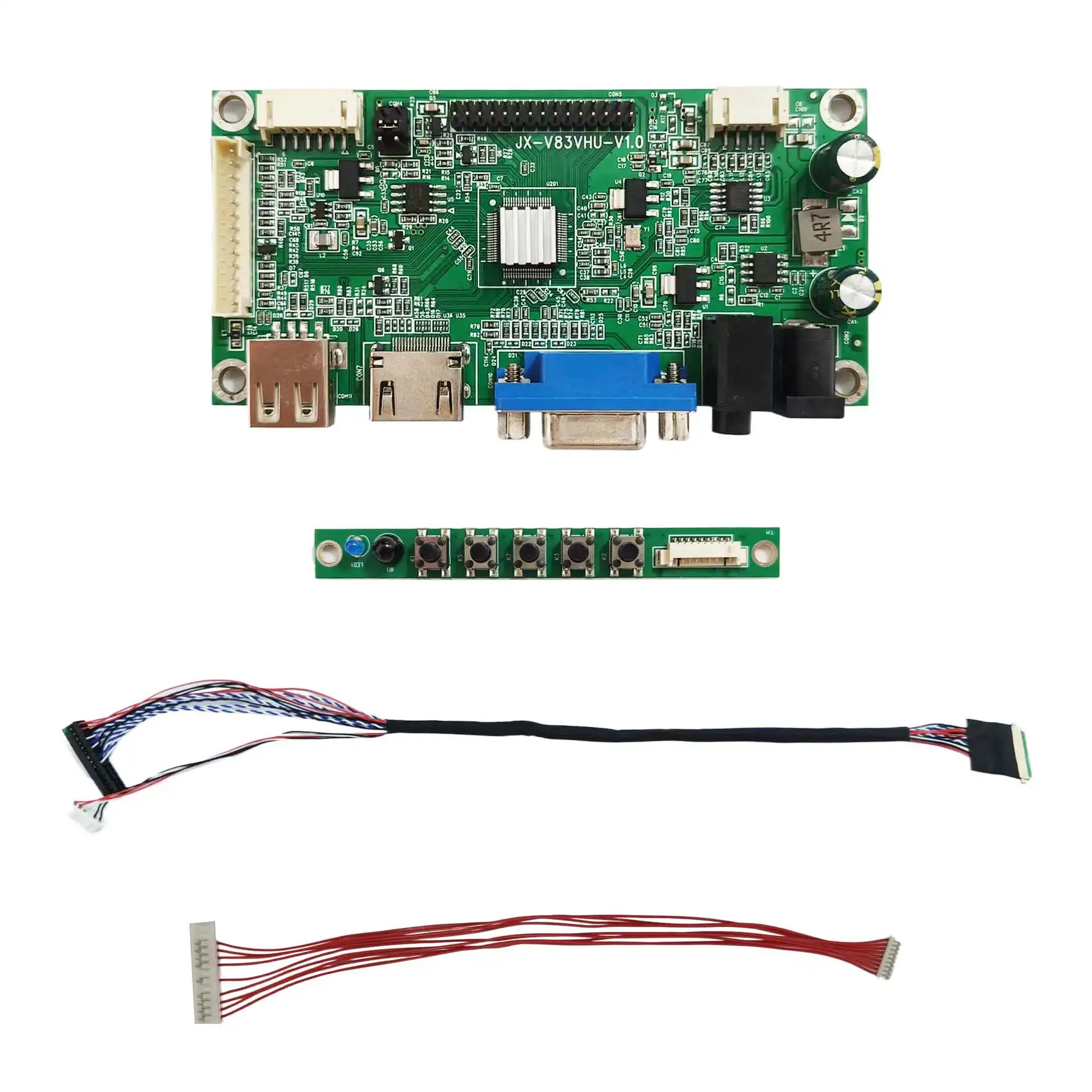 

Плата контроллера ЖК-дисплея H/D VGA USB для 10,1 дюйма BP101WX1-206 GV101WXM 1280X800 ЖК-дисплея