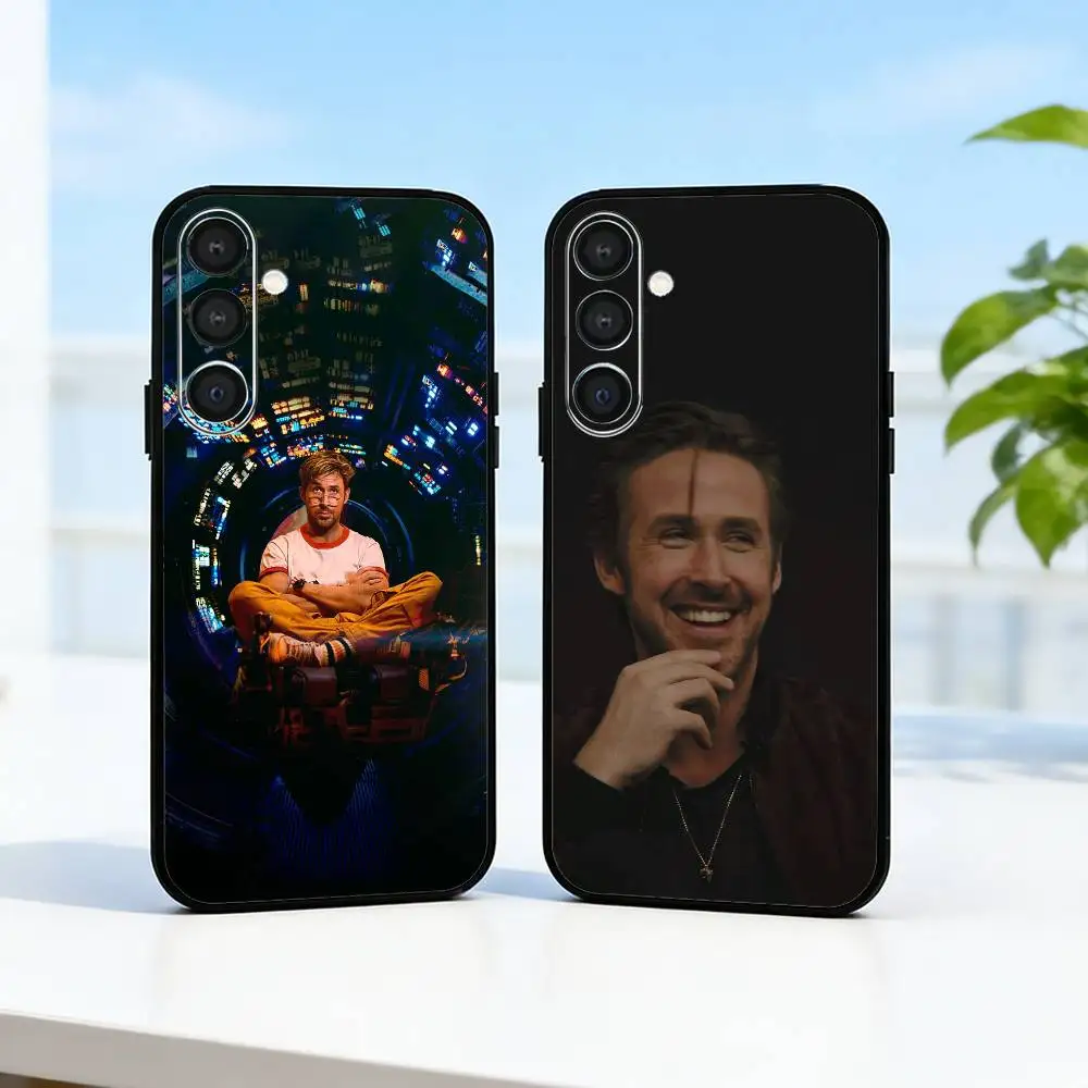 Funny Ryan Gosling Rapper  Phone Case For Samsung  A73,72,71,53,52,51,22,91,80, Soft Black Cover