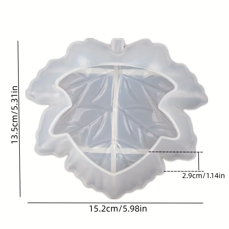 3D Maple Leaf Silicone Mold for Resin Jewelry Casting