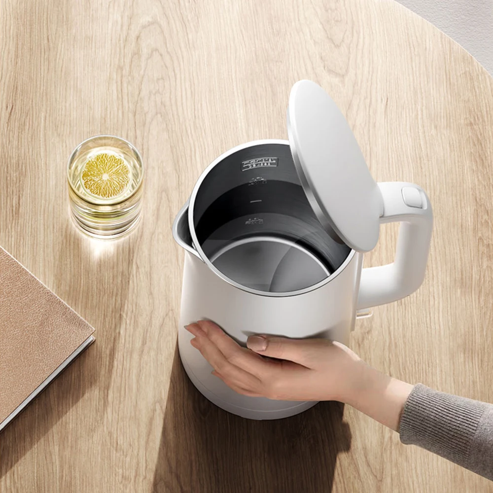 2025 XIAOMI MIJIA Hervidor de agua eléctrico 3 1MJDSHO8YM 800W Tetera inoxidable de ebullición rápida en caliente Material 316L Control de temperatura