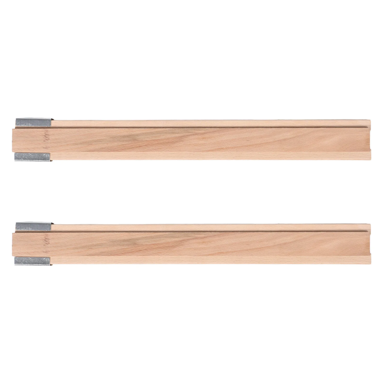 

2pcs Solid Wood Drawer Slides Bottom Mount Center Guide Rails For Dresser Cabinets Desks Traditional Furniture Replacement