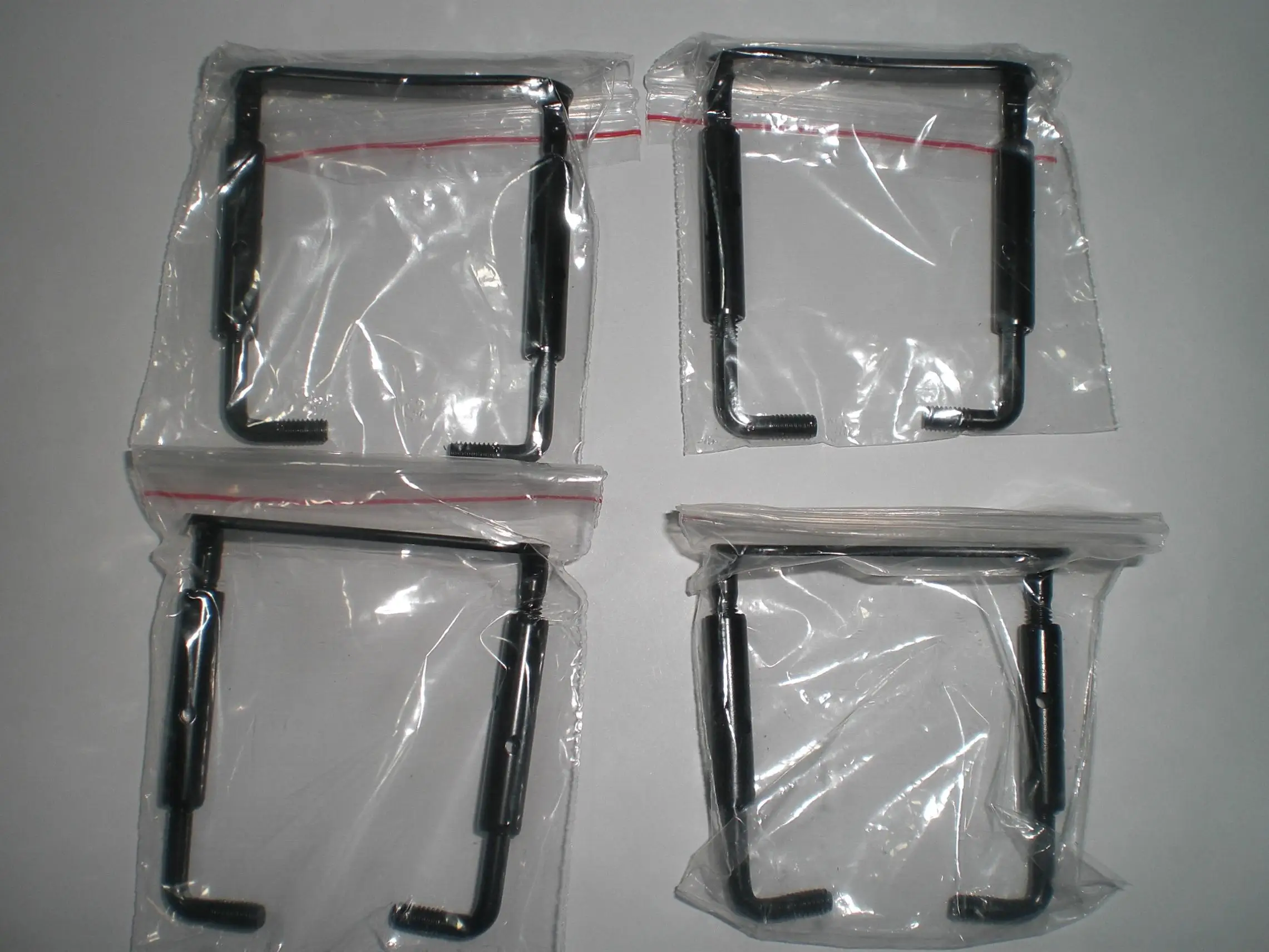 8PCs Violin Chin Rest Clamp 3/4 to 4/4 Black Color