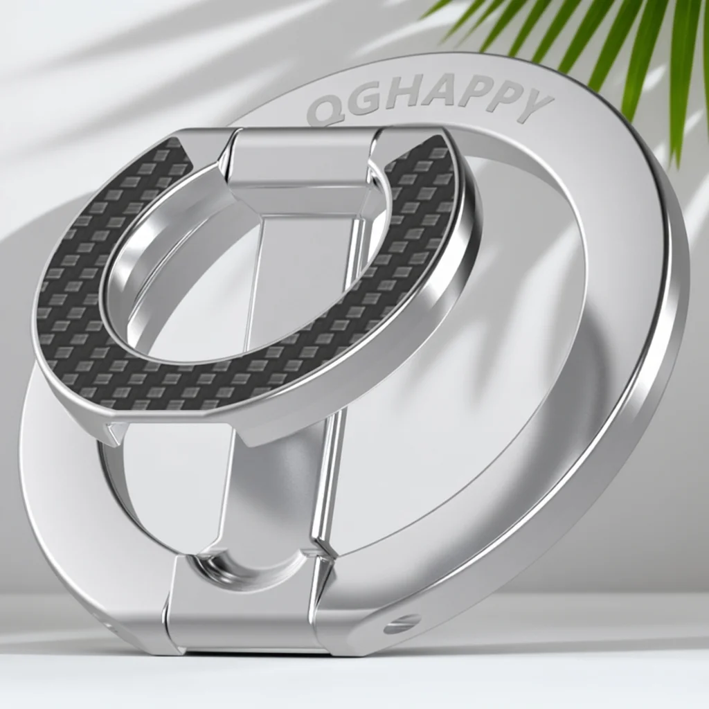 

Mobile Phone Strong Magnetic Holder for Magsafe Double-sided Magnet Stand Portable Folding Ring Bracket for Phone 14 15 16