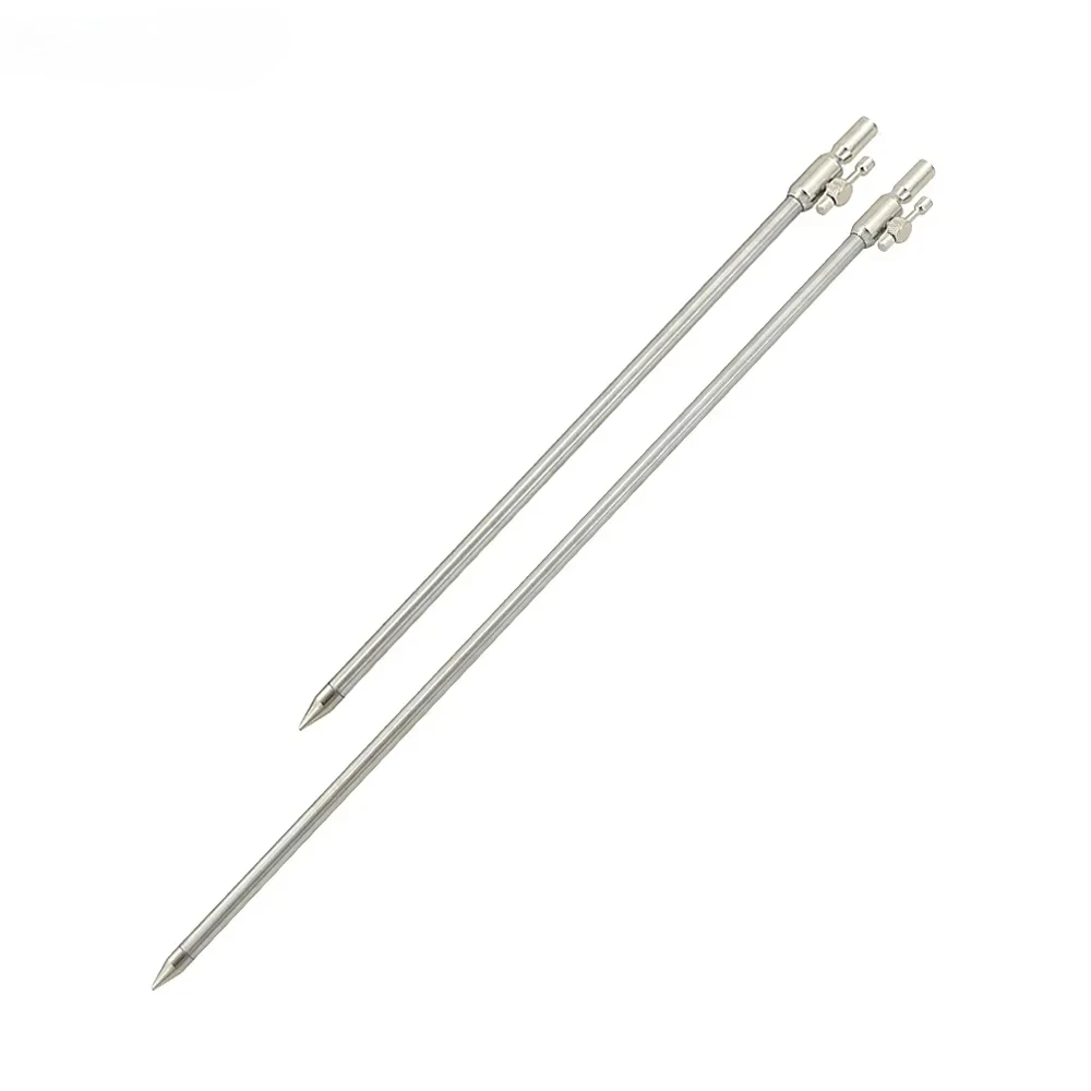 55-100cm Extending Stainless Steel Fishing Bankstick Adjustable Carp Fishing Bank Stick Fishing Rod Pod Rest