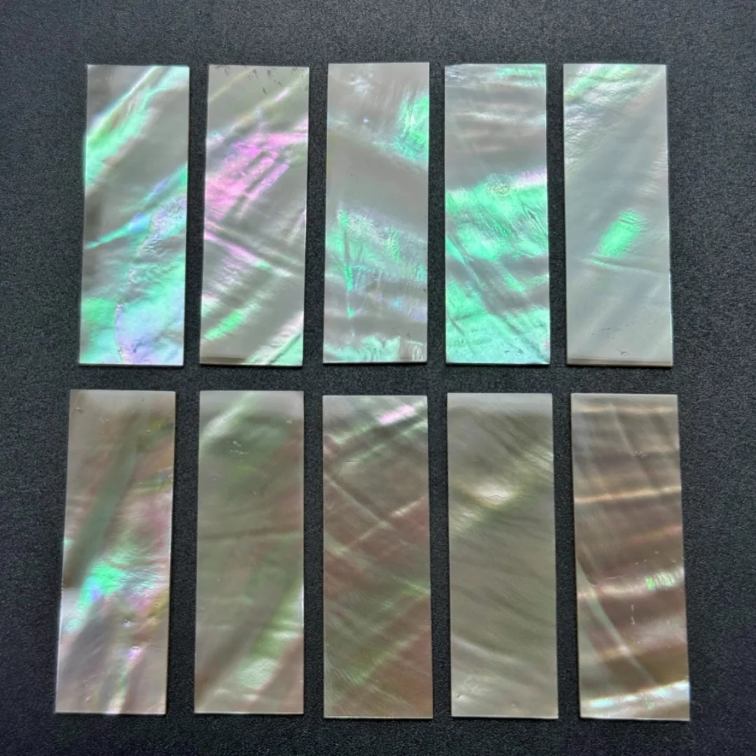 size35x11x1mmExquisite Abalone & Mother-of-Pearl Shell Inlay Materials Premium for Furniture  Guitars & Collectibles