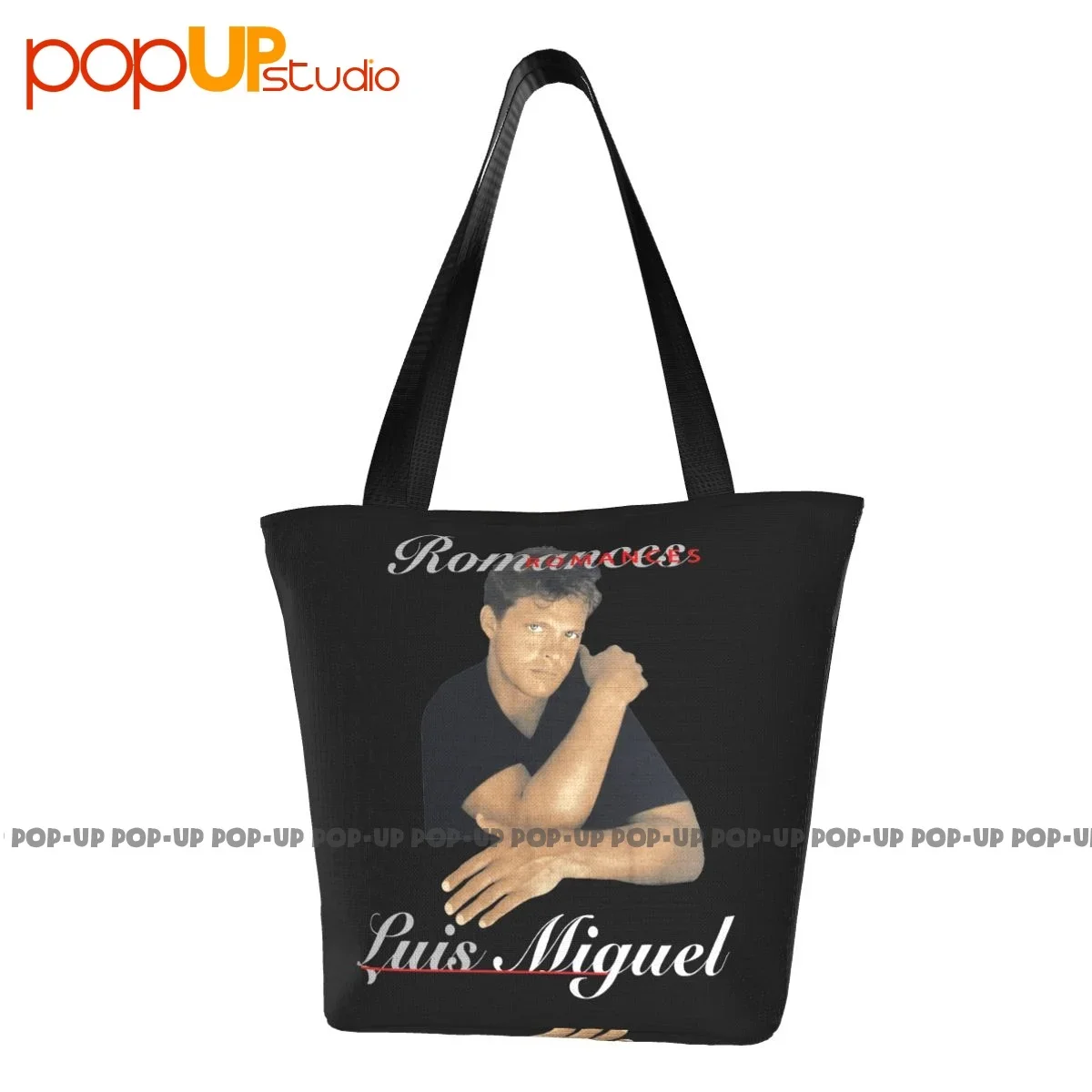 Luis Miguel Romances On A Cronies Tag Cute Handbags Tote Bag Shopping Bag Tear-Resistant