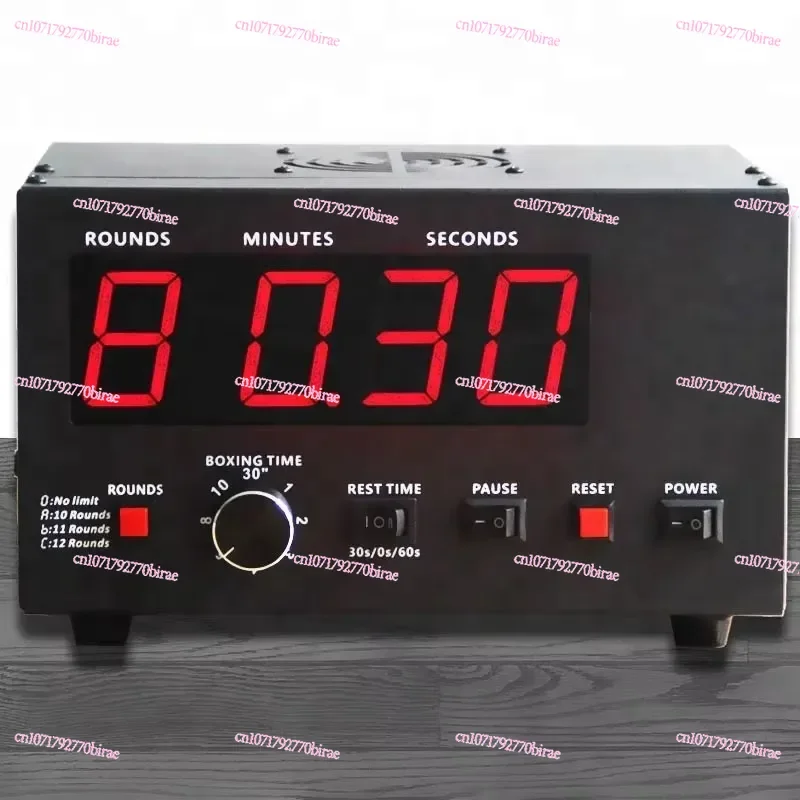 CP040 LED Boxing Gym Round Interval Timer Training Workout Clock Digital MMA Boxing Timer