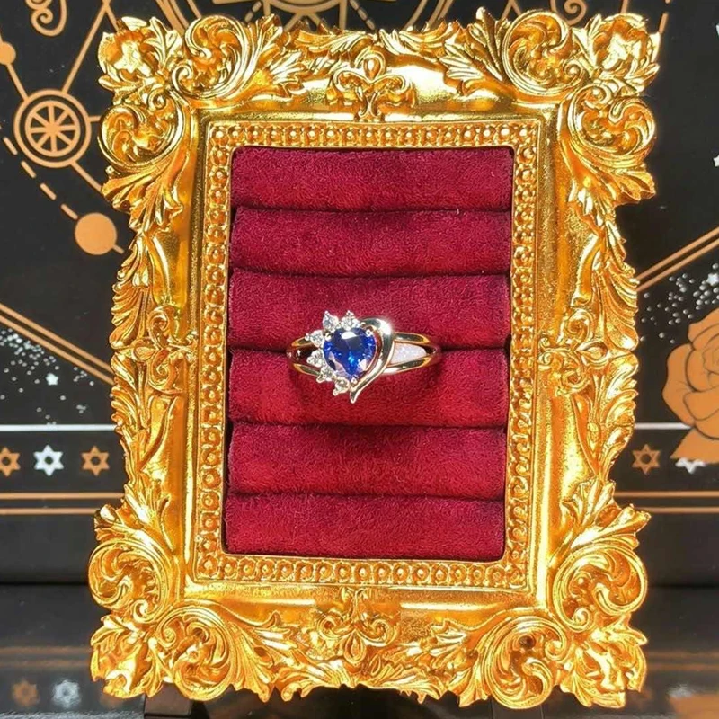 Vintage Jewelry Display Stand Photo Frame Rings Earrings Storage Jewelry Store Display Shooting Props Jewelry Holder Organizer