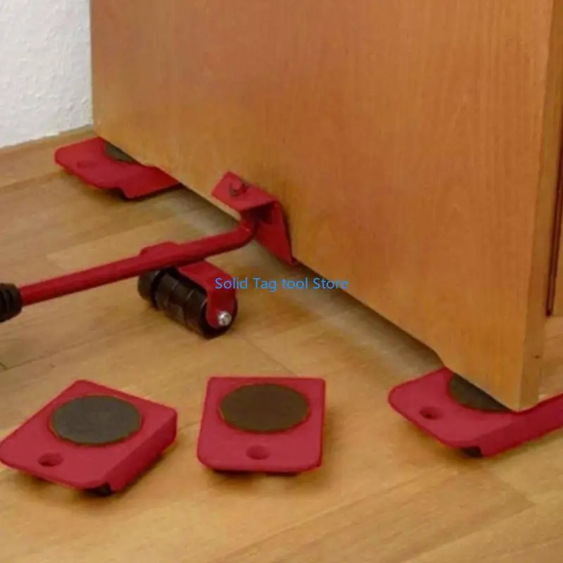 4xfd Memindahkan Alat Furnitur Transportasi Shifter Moving Wheel Slider Roler Roller Heavy