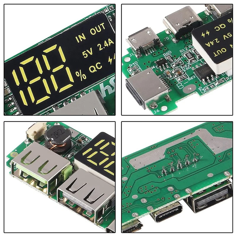 4Pcs 18650 Charging…