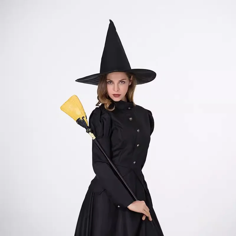 Nuevo Disfraz de Bruja Verde Salvaje para loween 2025, Actuación, Cosplay para Adultos, Disfraz de Bruja Nea, Traje Trad...