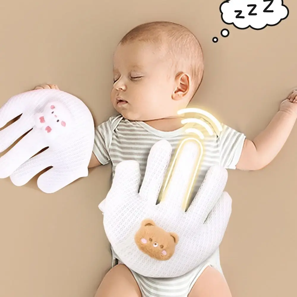 Soft Electric Baby Startle Prevention Glove With Remote Control Cartoon Baby Soothing Palm Baby Sleeping Palm