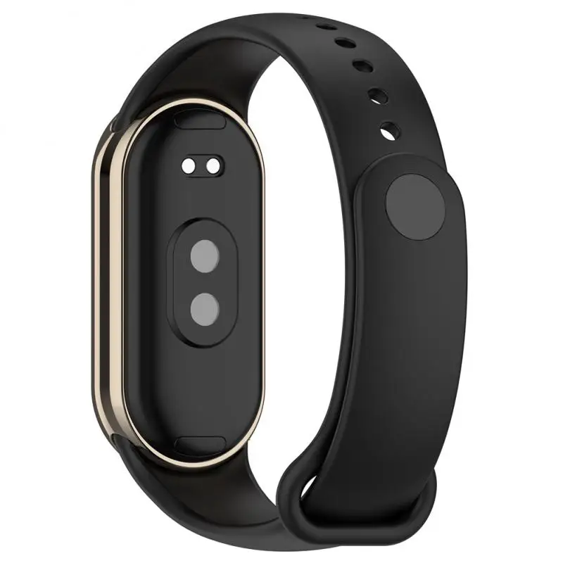 Strap for Mi Band 8 Bracelet Xiaomi Mi Band 8 Metal-plug TPU Strap Silicone Sport Watchband for Wristband Replacement Wristban