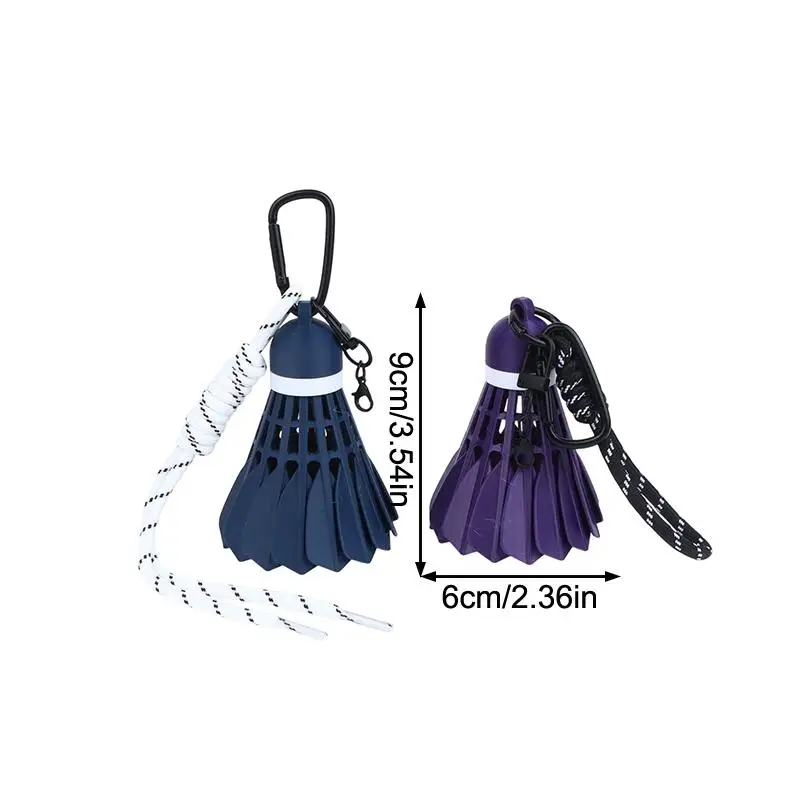 1 Stück Kreativer Bunter Badminton-Schlüsselanhänger, Schreibtisch-Dekoration, Rucksack-Anhänger, Sportgeschenk, Souvenir für Kinder und Erwachsene – Detail 10