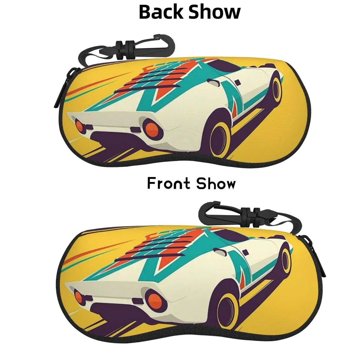 

Lancia Stratos Art Print Shell Чехол для очков Защитная коробка для солнцезащитных очков Женская и мужская мягкая сумка для очков