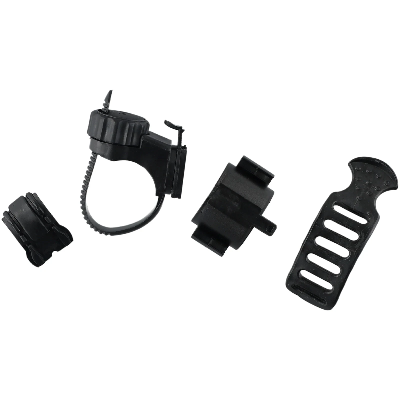 1/2 Stück 360 ° Verstellbare Fahrradlichthalterung mit Anti-Rutsch-Design, universelle Taschenlampenhalterung für MTB-Fahrradlampen – Detail 3