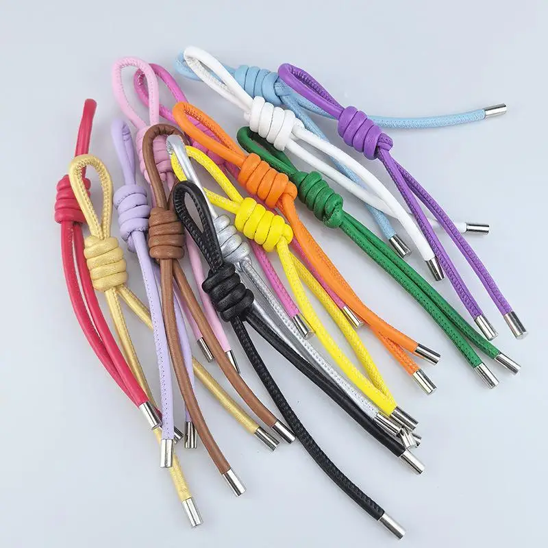 1 Stück Kreativer Vielseitiger Taschenanhänger DIY Handgefertigte Kette Hängende Dekorationsaccessoires ﻿ Hochwertiger gewebter PU-Leder-Seil-Schlüsselanhänger – Detail 2