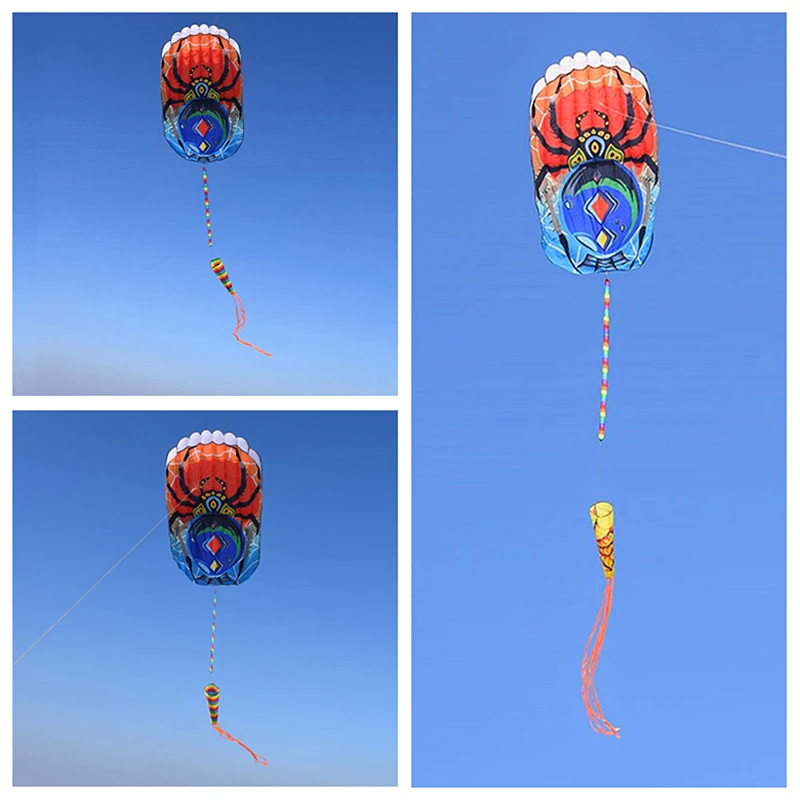 Free Shipping Spider kites for kids kites soft kites flying Octopus reel programmable toys dragon fly snake kite weifang kites