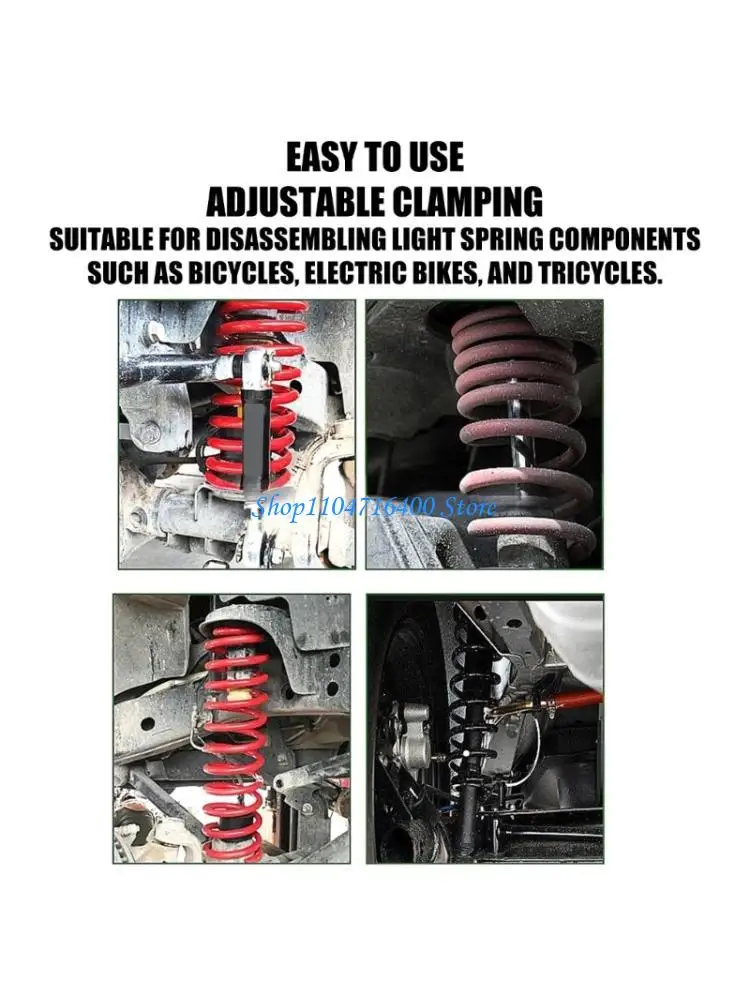 

y1gd Pack of 2 Easy to Use Lightweight Spring Compressor for Motorcycle and Electric Vehicle