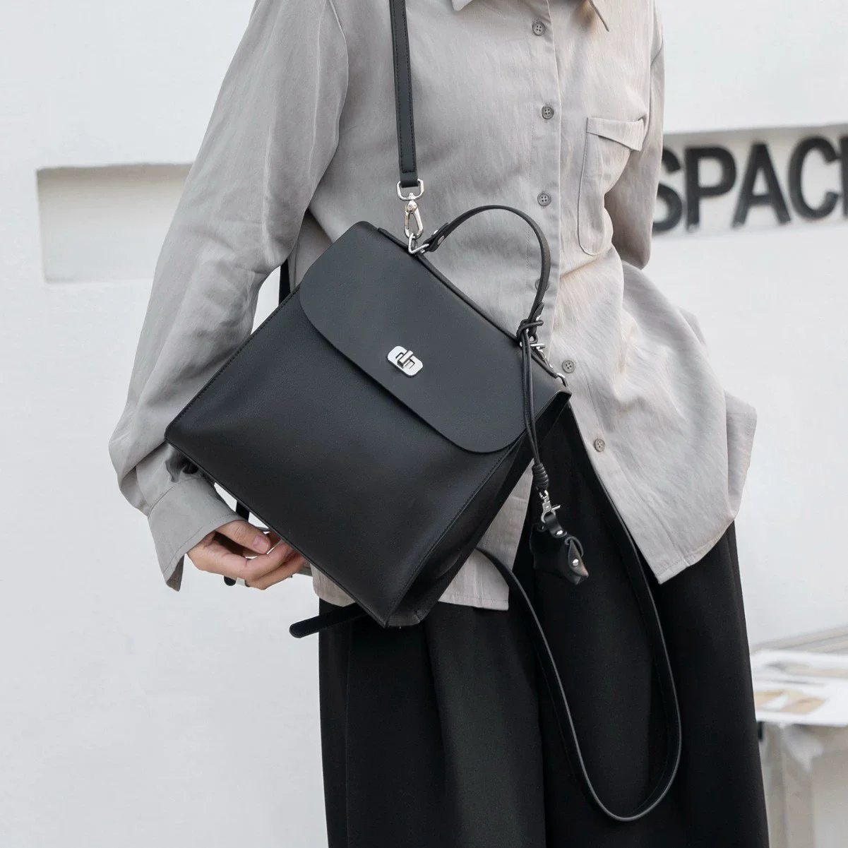 Women's New 2025 Spring & Summer Backpack - Lightweight Genuine Leather with Tassels, Dual-purpose for Travel