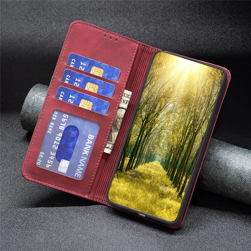 Magnetic Phone Holder Stand Case For OPPO Find X5 Pro Flip Cover For OPPO FindX5 Find X5 Lite X5Lite X5pro Leather Wallet Cases