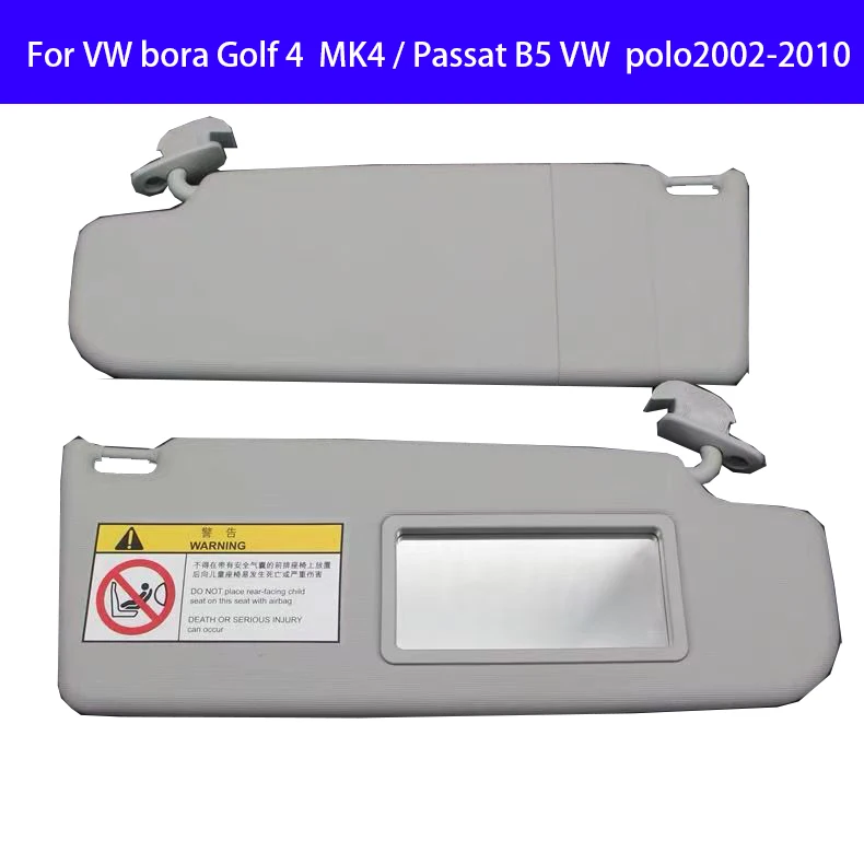 

For VW bora Golf 4 MK4 / Passat B5 Console Interior Sunvisor With Mirror Front visor assembly For VW polo 2002-2010