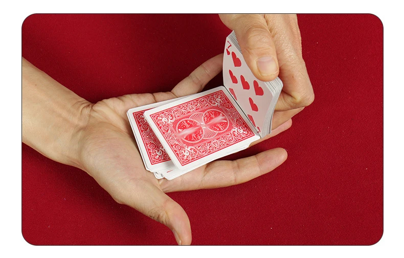 Illusion Master White Card Becomes Miscellaneous Card Becomes Same Count Card Back Discolored Close up Shocking Magic Props