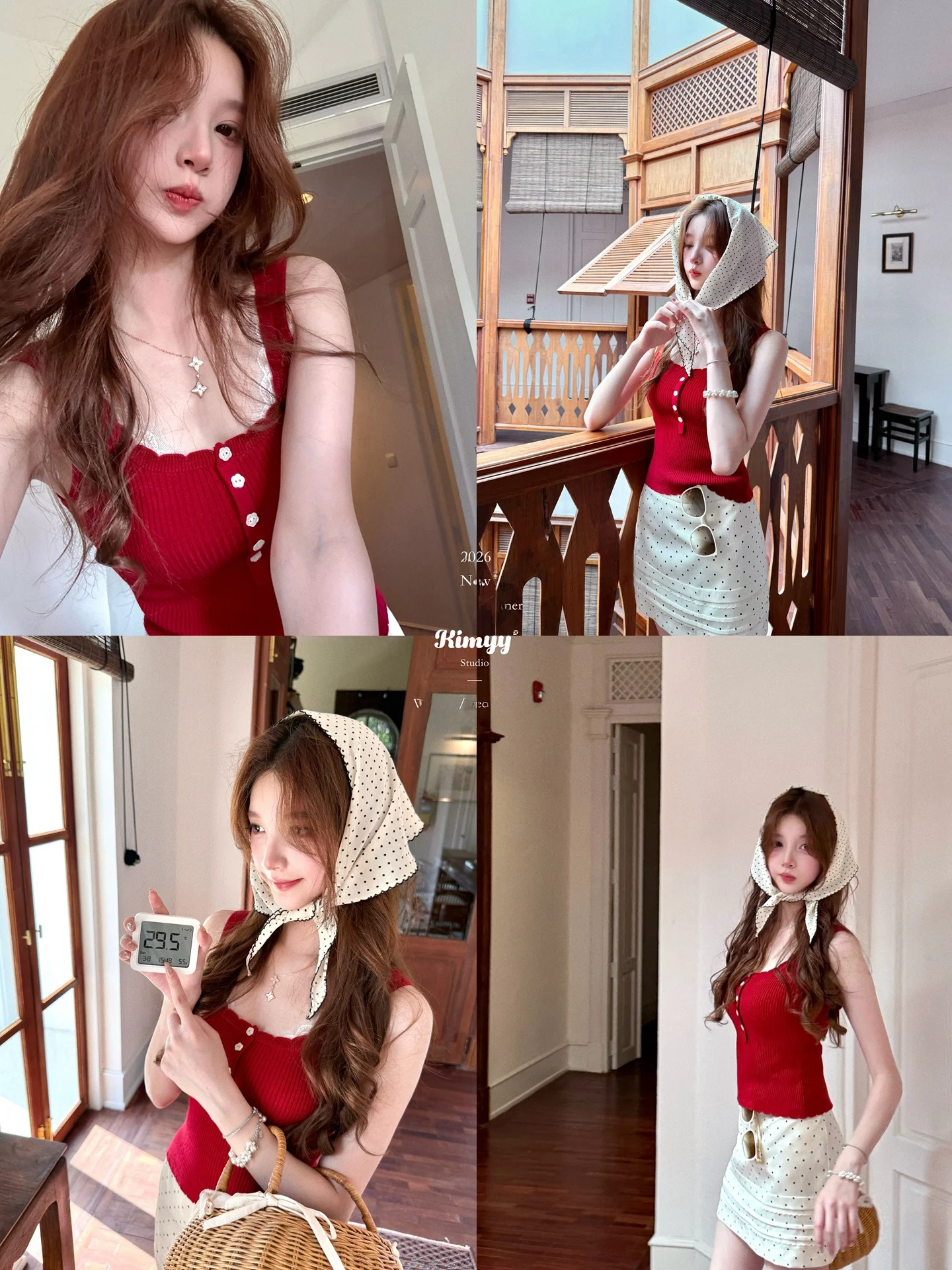 

КИММЙ Золото | Тонкий вязаный жилет из смесовой шерсти с цветочным узором Petite Flower | Модная минималистичная цветная майка для ношения под одеждой