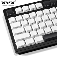 XVX Slope Low Profile Keycaps Side-Printed  Five-sided Dye Sub PBT keycaps Wide Compatibility Gradient Key Cap 127/134 Keys