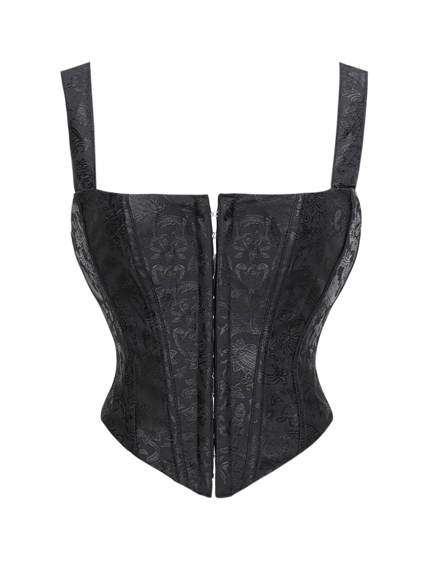 مشد الخصر بأزرار للصف الأمامي للنساء هو تشكيل الجزء العلوي