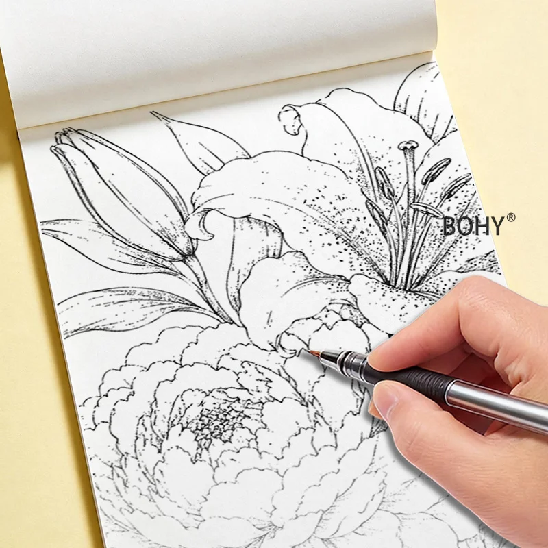 1 Stress Relieving Graffiti Art Book, Include Vortex Zen Patterns/flowers/plants/animals, 24 Pages, A5 Size, Great Holiday Gift