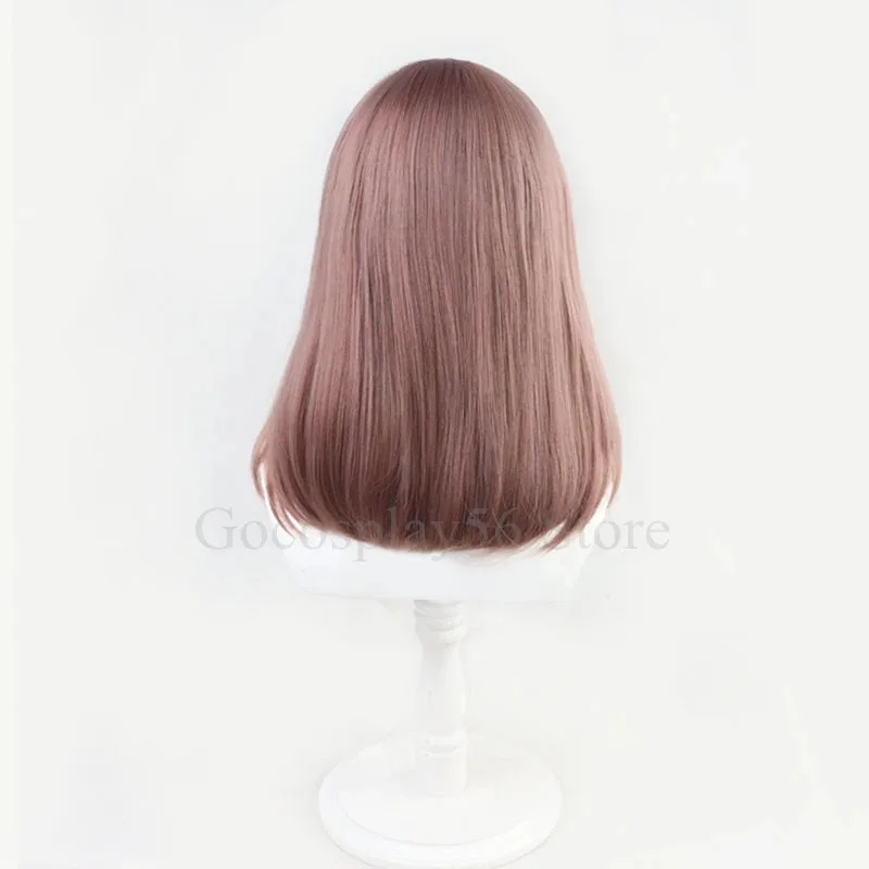 2025 yiyiVTuber Suzuhara Lulu شعر مستعار تأثيري ذيل الحصان outuber الوردي البني طويل مستقيم مجعد مقاومة للحرارة الشعر Hololive الفتيات