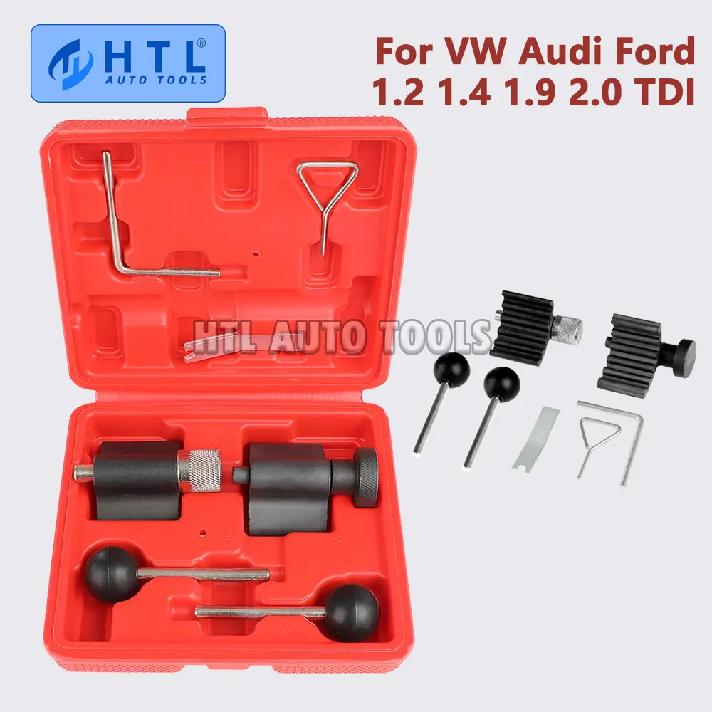 

7pcs Timing Tool Audi Common Rail Pump Nozzle Timing Belt Change Tool 1.2,1.4,1.9,2.0TDI General Diesel Engine Timing