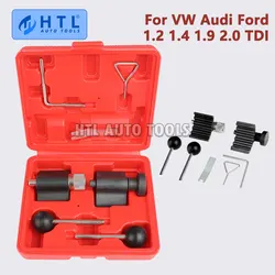 7pcs Timing Tool Audi Common Rail Pump Nozzle Timing Belt Change Tool 1.2,1.4,1.9,2.0TDI General Diesel Engine Timing