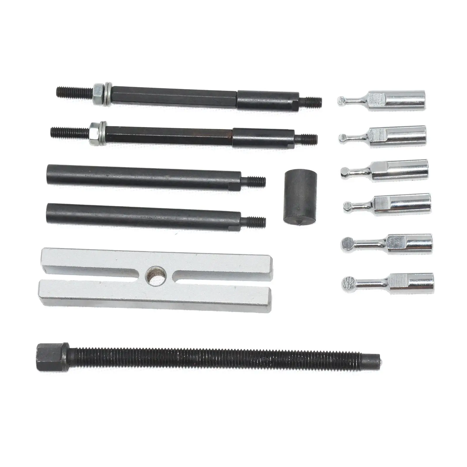 

13x Embedded Bearing Puller Set Carbon Steel Bearing Splitter Tool with Case