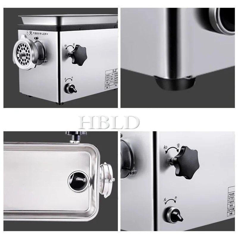 Hot Selling Professional Commercial Meat Grinder Industrial Desktop Stainless Steel Cabbage And Chili Shredder